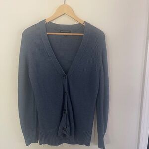 Banana Republic blue cardigan sweater
